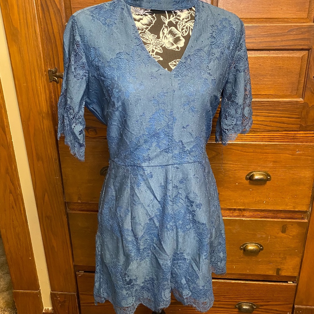 Francesca's Lace Romper